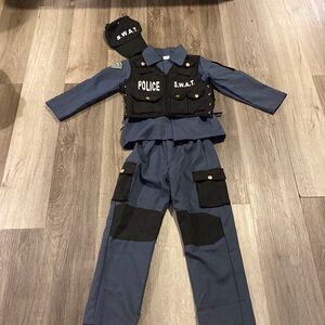 Dress America boys S.W.A.T set of 4 pieces uniform Halloween Costume size M8-10